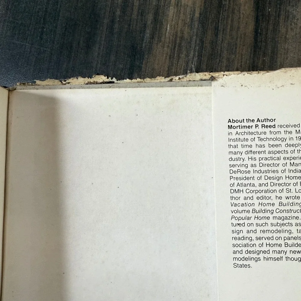 Residential Carpentry Book Mortimer Reed Construction Building Guide - Picture 8 of 8